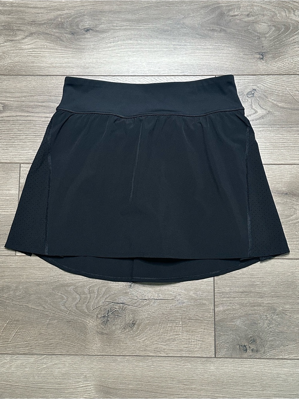SPANX 16” Get Moving High Rise Tennis Active Skirt Skort Black Size Large